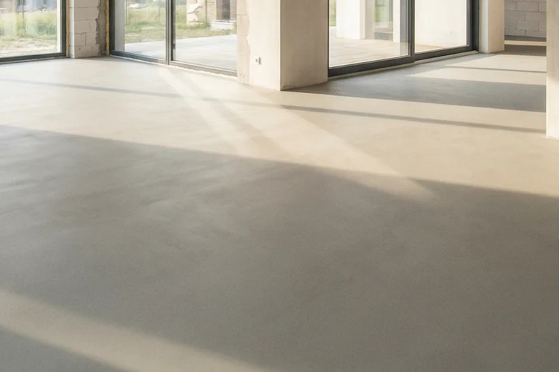 Drying and commissioning process underfloor heating ufh