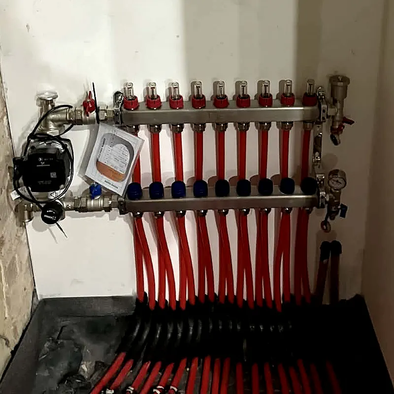 Heating system warm trace ufh britsol